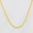 Cadena Cubana 2.2g / 60cm / 2.1mm Oro Amarillo 18K
