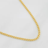 Cadena Cubana 1.7g / 45cm / 1.93mm Oro Amarillo 18K