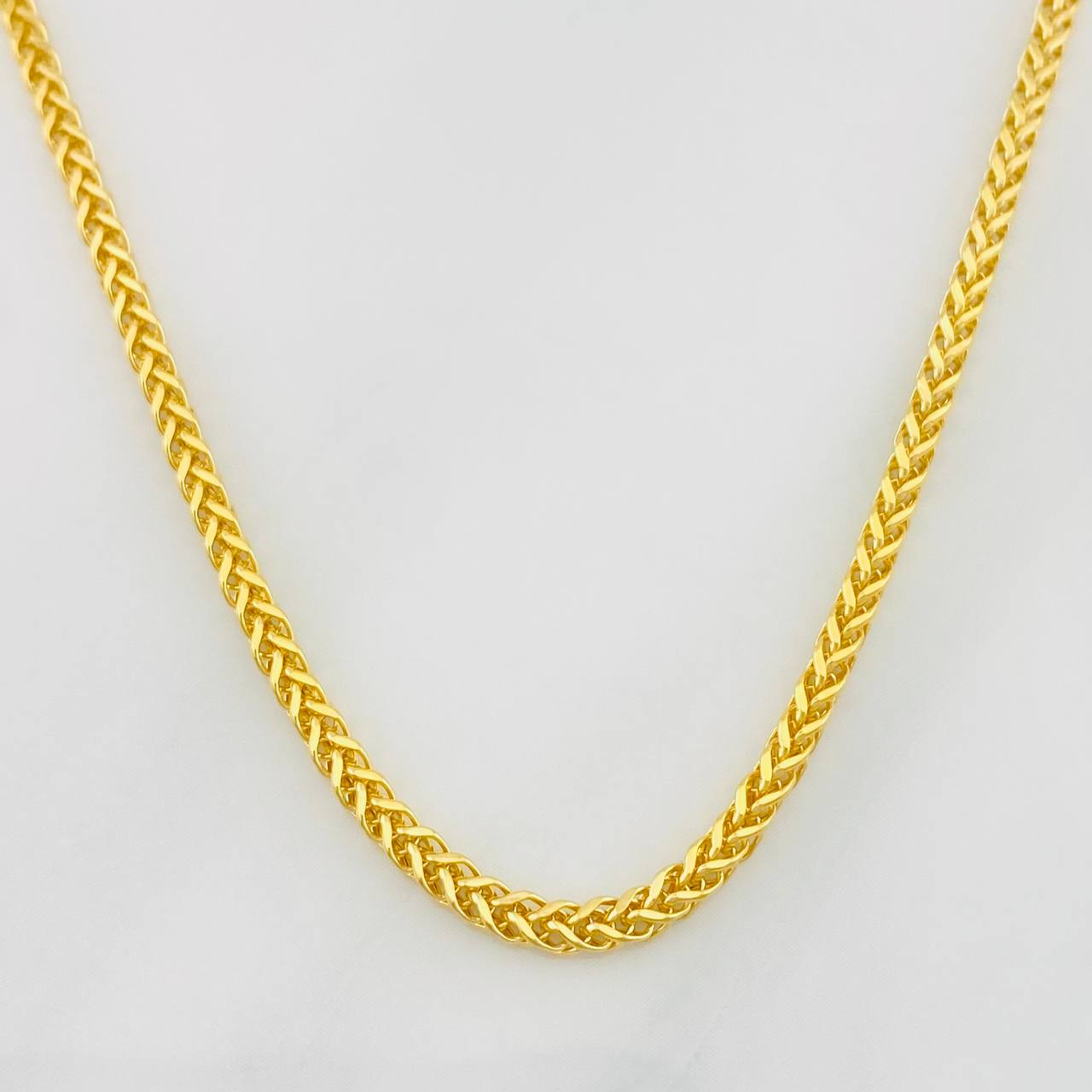 Cadena Franco 6.75g / 60cm / 2mm Oro Amarillo 18K
