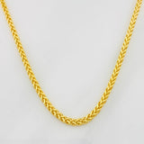 Cadena Franco 6.75g / 60cm / 2mm Oro Amarillo 18K