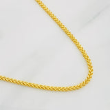 Cadena Franco 6.75g / 60cm / 2mm Oro Amarillo 18K