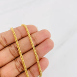 Cadena Franco 6.75g / 60cm / 2mm Oro Amarillo 18K