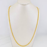 Cadena Franco 6.75g / 60cm / 2mm Oro Amarillo 18K