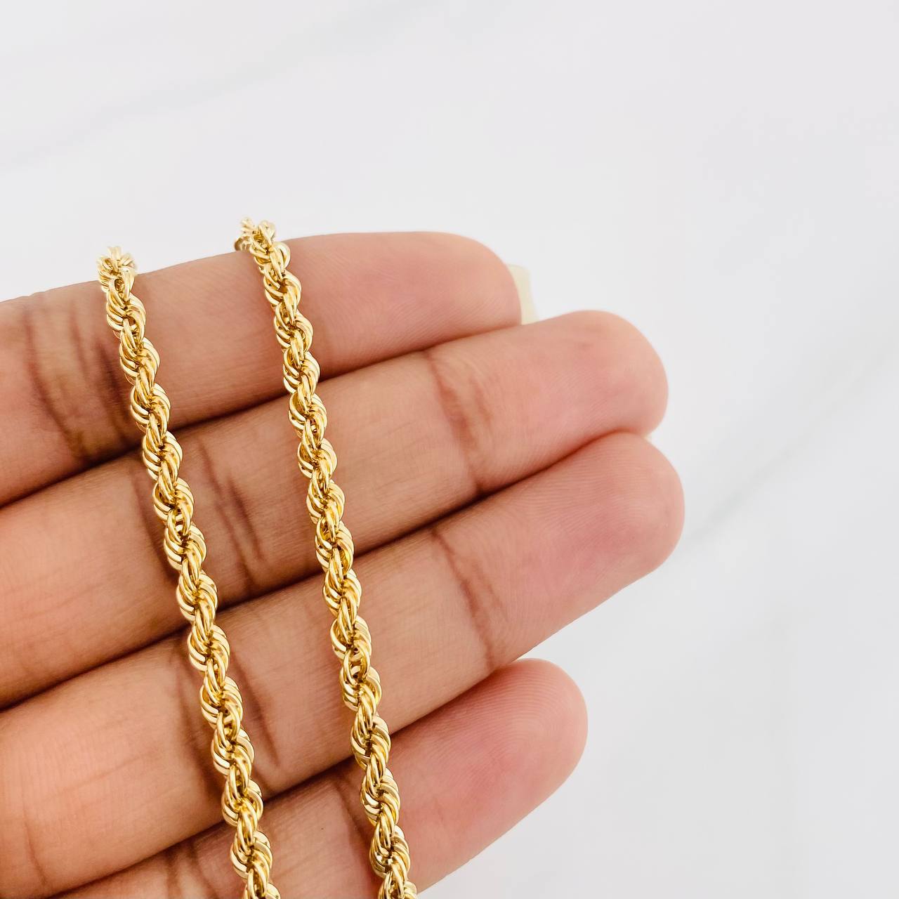Cadena Lazo 7.05g / 60cm / 3.3mm Oro Amarillo 18K