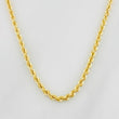 Cadena Lazo 3.6g / 60cm / 2.19mm Oro Amarillo 18K