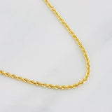 Cadena Lazo 3.6g / 60cm / 2.19mm Oro Amarillo 18K