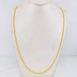 Cadena Lazo 3.75g / 60cm / 2.2mm Oro Amarillo 18K