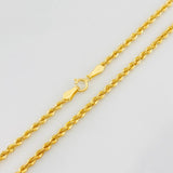 Cadena Lazo 3.6g / 60cm / 2.19mm Oro Amarillo 18K