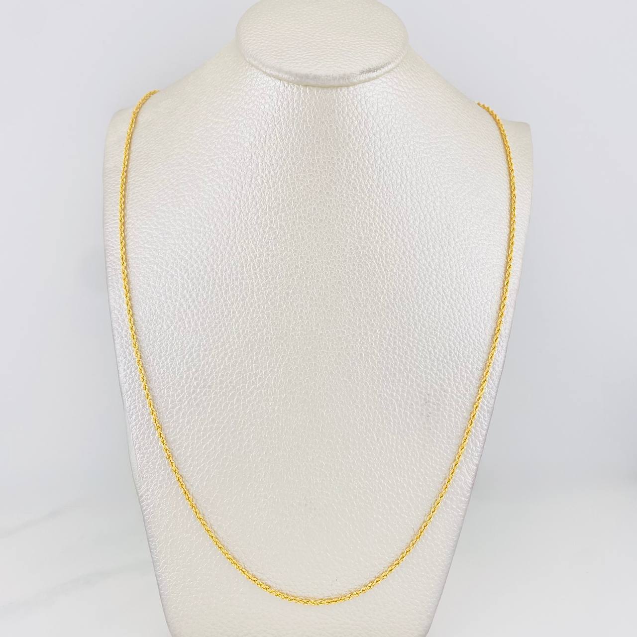 Cadena Lazo 1.65g / 50cm / 1.7mm Oro Amarillo 18K