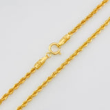 Cadena Lazo 1.65g / 50cm / 1.7mm Oro Amarillo 18K