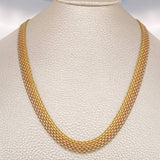 Cadena China 23.1gr / 61cm / 7mm Tres Oros +1 18K $