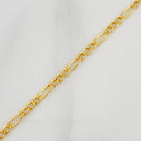 Pulso Figaro 1.2gr / 19cm / 2mm Oro Amarillo +1 18K %