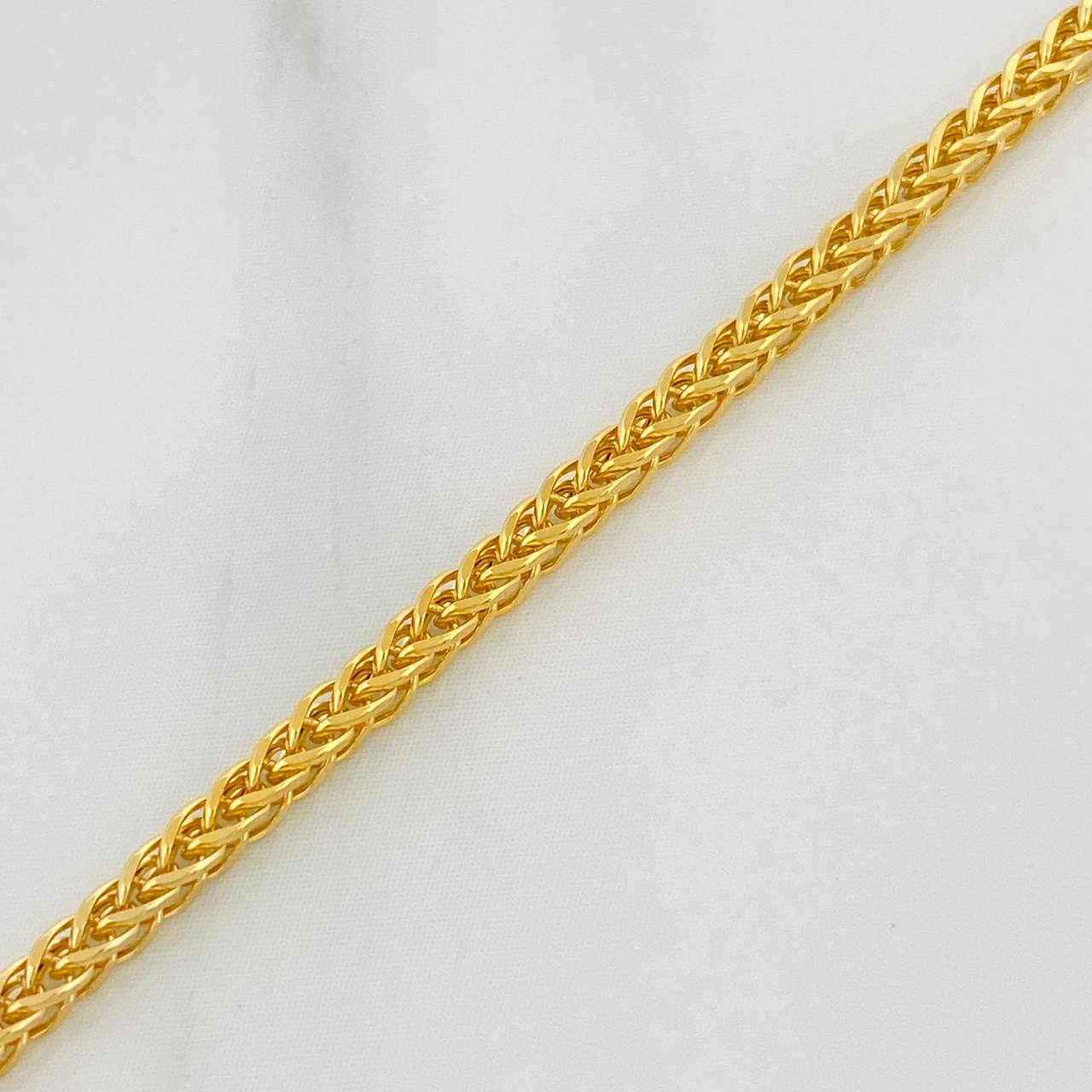 Pulso Franco 1.95gr / 19cm / 2mm Oro Amarillo +3 18K &