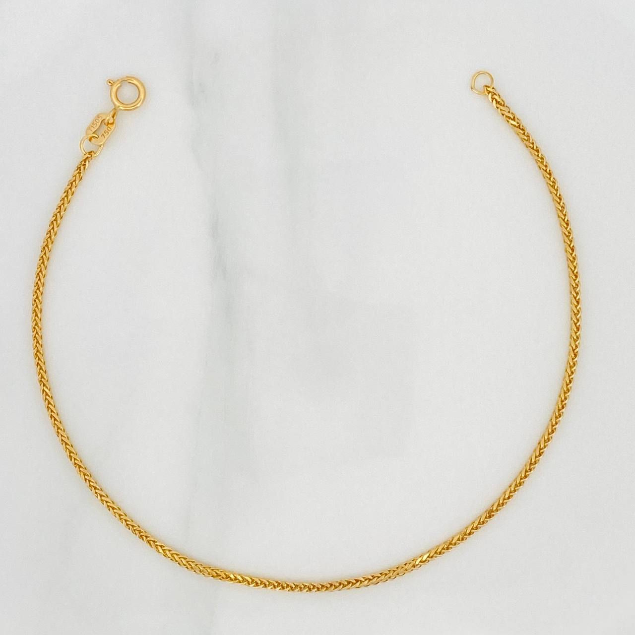Pulso Franco 0.95gr / 18.5cm / 1.3mm Oro Amarillo +3 18K &