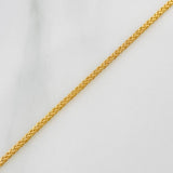 Pulso Franco 0.95gr / 19cm / 1.2mm Oro Amarillo +3 18K %