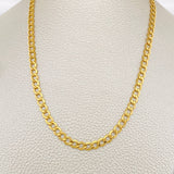 Cadena Cubana 9.35gr / 64.8cm / 4.33mm Oro Amarillo +1 18K $