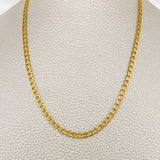 Cadena Cubana 5.5gr / 55cm / 3.35mm Oro Amarillo +1 18K %