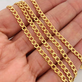 Cadena Cubana 5.55gr / 54.9cm / 3.29mm Oro Amarillo +1 18K $