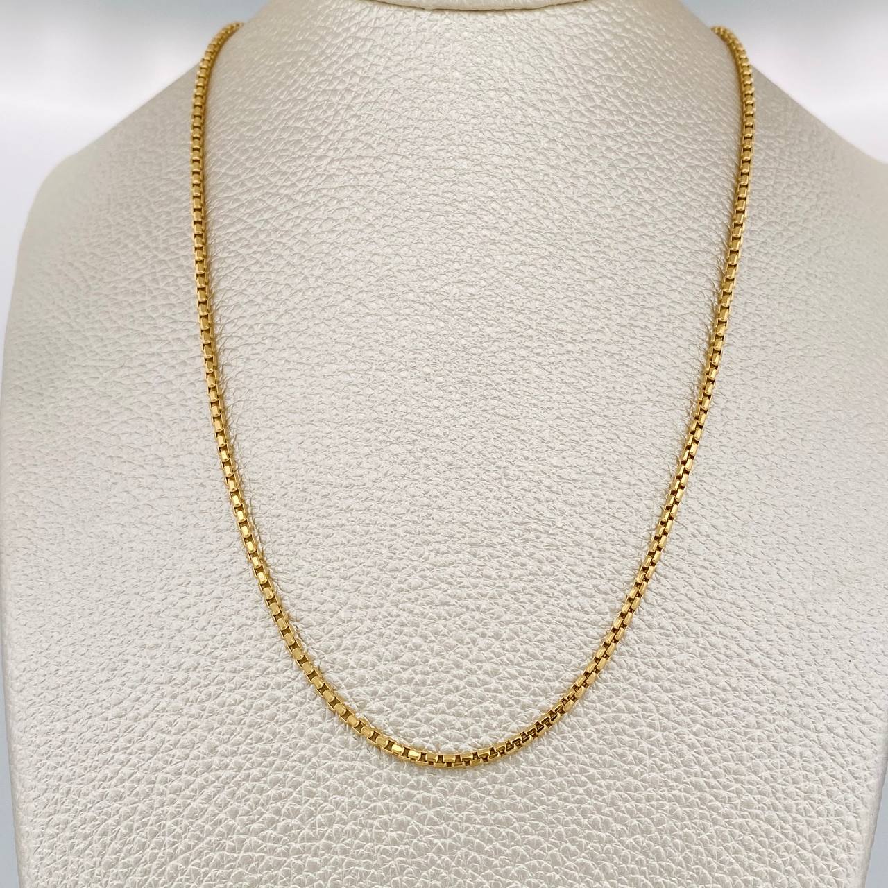 Cadena Veneciana 5.25gr / 50.5cm / 1.66mm Oro Amarillo +3 18K $