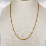 Cadena Veneciana 5.25gr / 50.5cm / 1.66mm Oro Amarillo +3 18K $