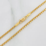 Cadena Veneciana 5.3gr / 50.5cm / 2.2mm Oro Amarillo +3 18K &