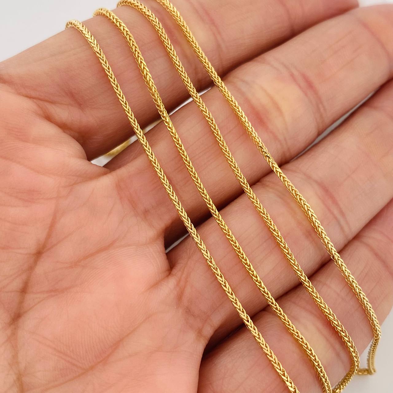 Cadena Franco 2 g / 60 cm / 0.9 mm Oro Amarillo 18K