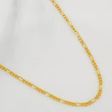 Cadena Figaro 1.75gr / 60cm / 1.37mm Oro Amarillo +1 18K %