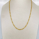 Cadena Figaro 3.15gr / 55cm / 2.35mm Oro Amarillo +1 18K &