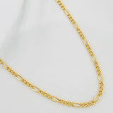 Cadena Figaro 3.15gr / 55cm / 2.35mm Oro Amarillo +1 18K &
