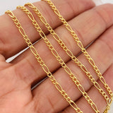Cadena Figaro 3.15gr / 55cm / 2.35mm Oro Amarillo +1 18K &