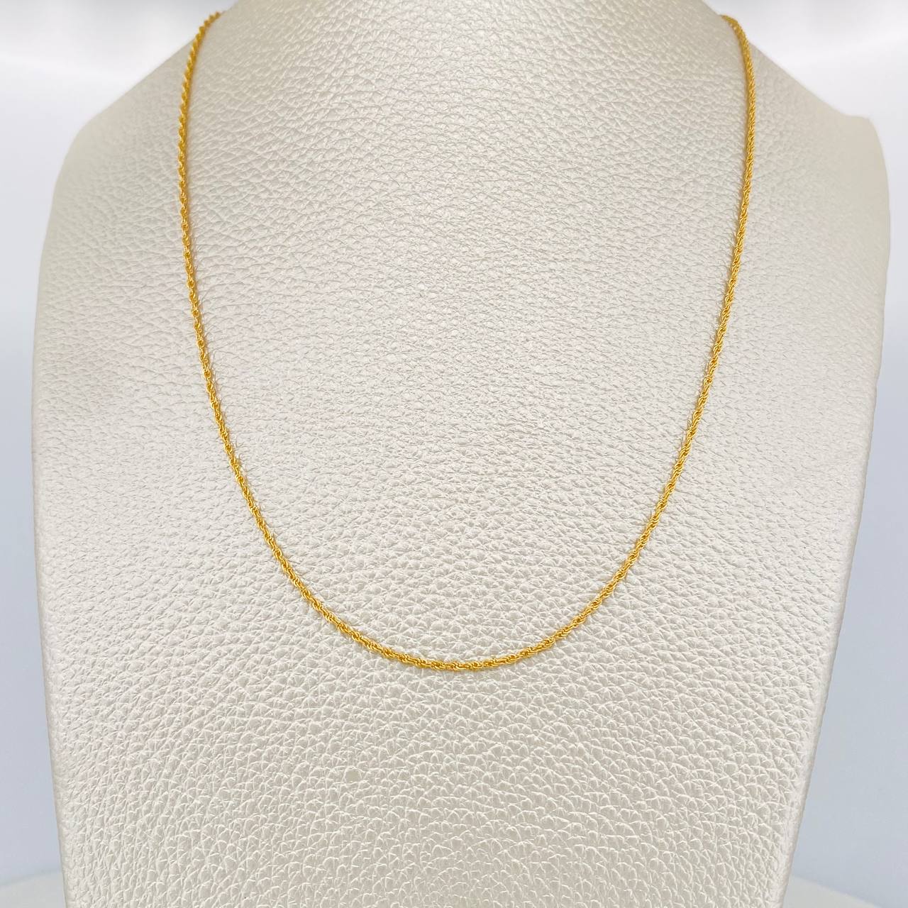 Cadena Lazo 0.95gr / 50cm / 1mm Oro Amarillo +3 $
