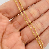 Cadena Lazo 2gr / 50cm / 2mm Oro Amarillo +3 &