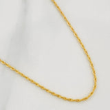 Cadena Lazo 2gr / 50cm / 2mm Oro Amarillo +3 &