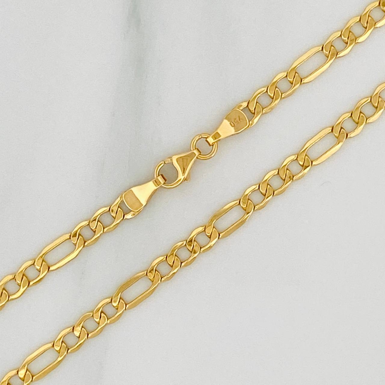 Cadena Cubana 4.75gr / 45cm / 3.3mm Oro Amarillo +1 18K %