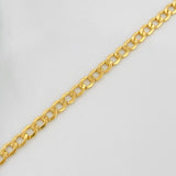 Cadena Cubana 4.75gr / 45cm / 3.3mm Oro Amarillo +1 18K %