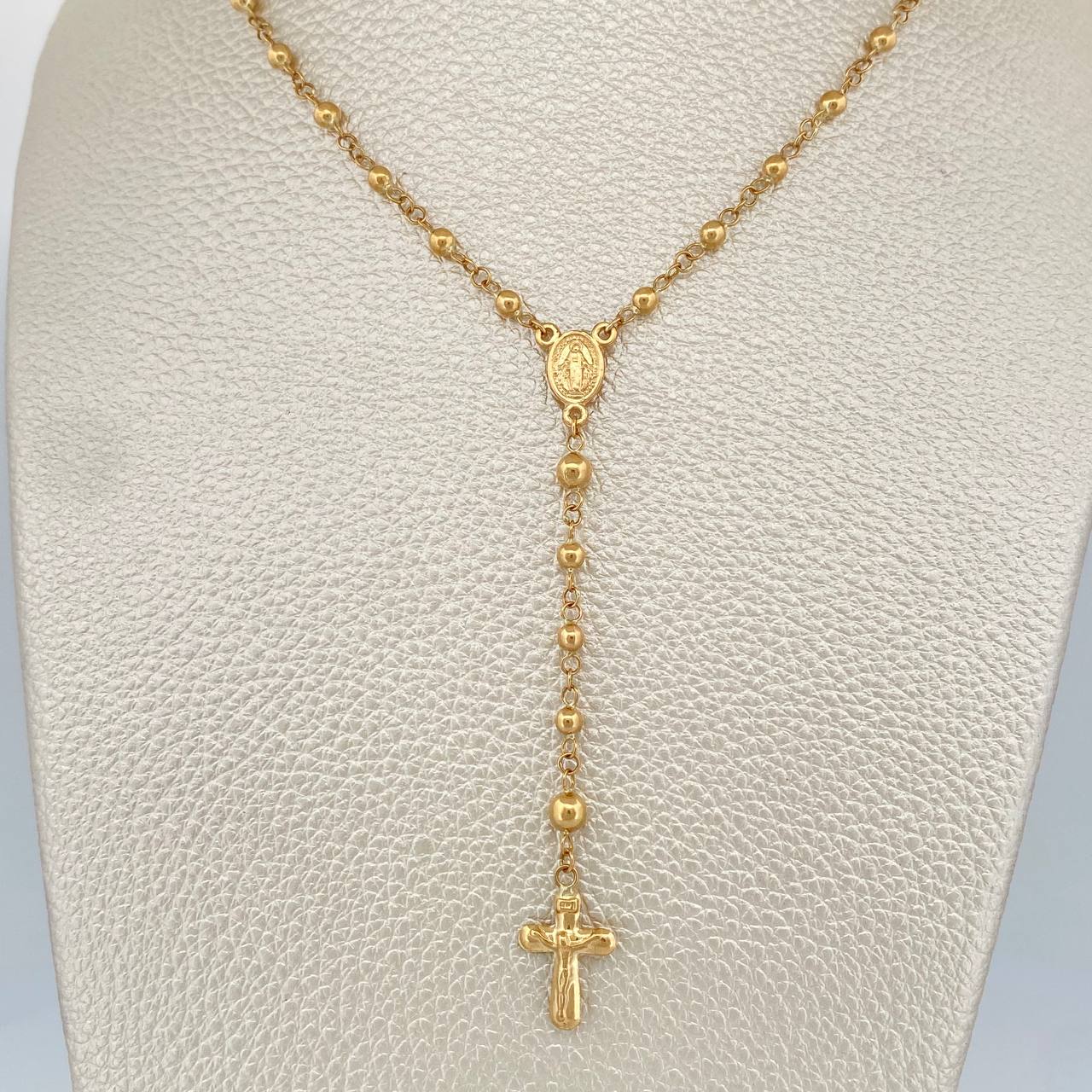 Rosario Virgen De Guadalupe 6.5gr / 59.4cm / Oro Amarillo 18K +