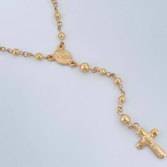 Rosario Virgen De Guadalupe 6.5gr / 59.4cm / Oro Amarillo 18K +