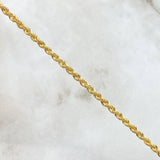 Pulso Lazo 2.6gr / 19.5cm / +3 Oro 18K