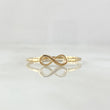 Anillo Mini Infinito 0.8gr / T6 1/4 / Liso Oro Amarillo 18K ©