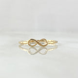 Anillo Mini Infinito 0.8gr / T6 1/4 / Liso Oro Amarillo 18K ©
