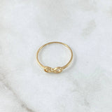 Anillo Mini Infinito 0.8gr / T6 1/4 / Liso Oro Amarillo 18K ©