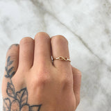 Anillo Mini Infinito 0.8gr / T6 1/4 / Liso Oro Amarillo 18K ©
