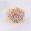 Anillo Correa Corona 9.6g / T9 1/2 Tres Oros 18K