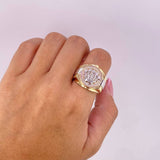 Anillo Correa Corona 9.6g / T9 1/2 Tres Oros 18K