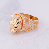 Anillo Pantera 11.9g / T11 1/4 Oro Rosa 18K