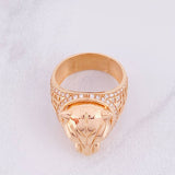 Anillo Pantera 11.9g / T11 1/4 Oro Rosa 18K