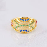 Anillo Filigrana 3.85g / T6 3/4 Oro Amarillo 18K