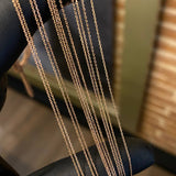 Cadena Aro Seguido 0.85gr / 45cm / 0.8mm Oro Rosa +3