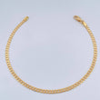 Pulso Cubano 2.85gr / 19.5cm / 4mm Oro Amarillo +1 18K $