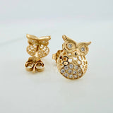 Topos Lechuza 1.6gr / 10.25mm Oro Amarillo 18K %
